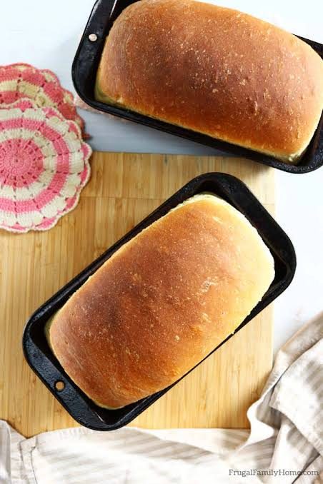 Fresh sliced homemade bread